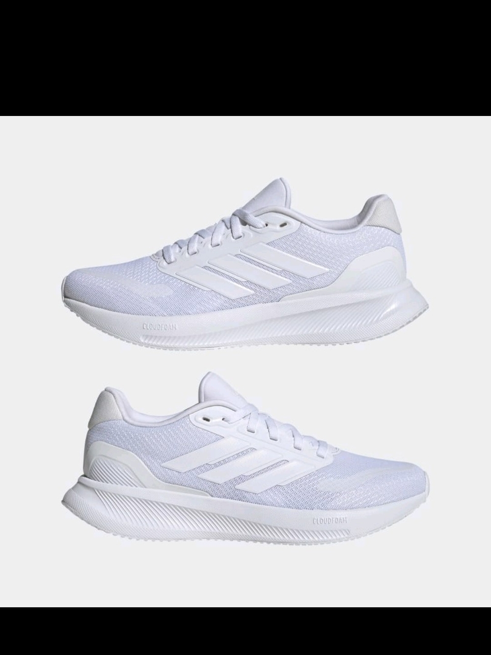Adidas Women’s White Running Shoes - Cloudfoam Comfort Runfalcon 8 Falcon
